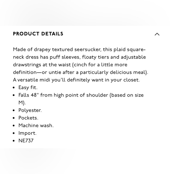 Madewell Square-Neck Tiered Midi Dress in Textured Seersucker - Picture 2 of 6